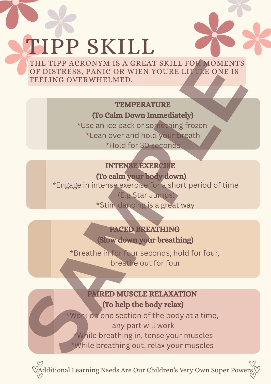 TIPP Skill PrintOut